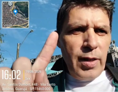 Tarcísio usa seguranças e PM para inibir questionamento sobre falta de água em Guarujá (SP)
