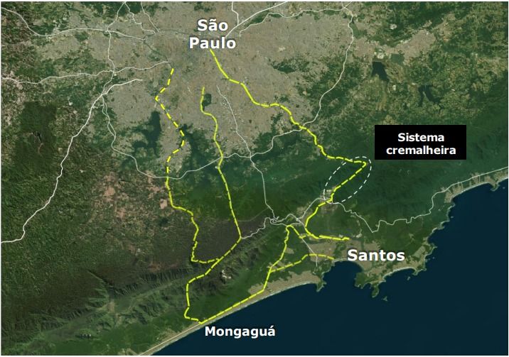 Plano do Governo do Estado para o trem Santos-São Paulo passa por retorno ao passado