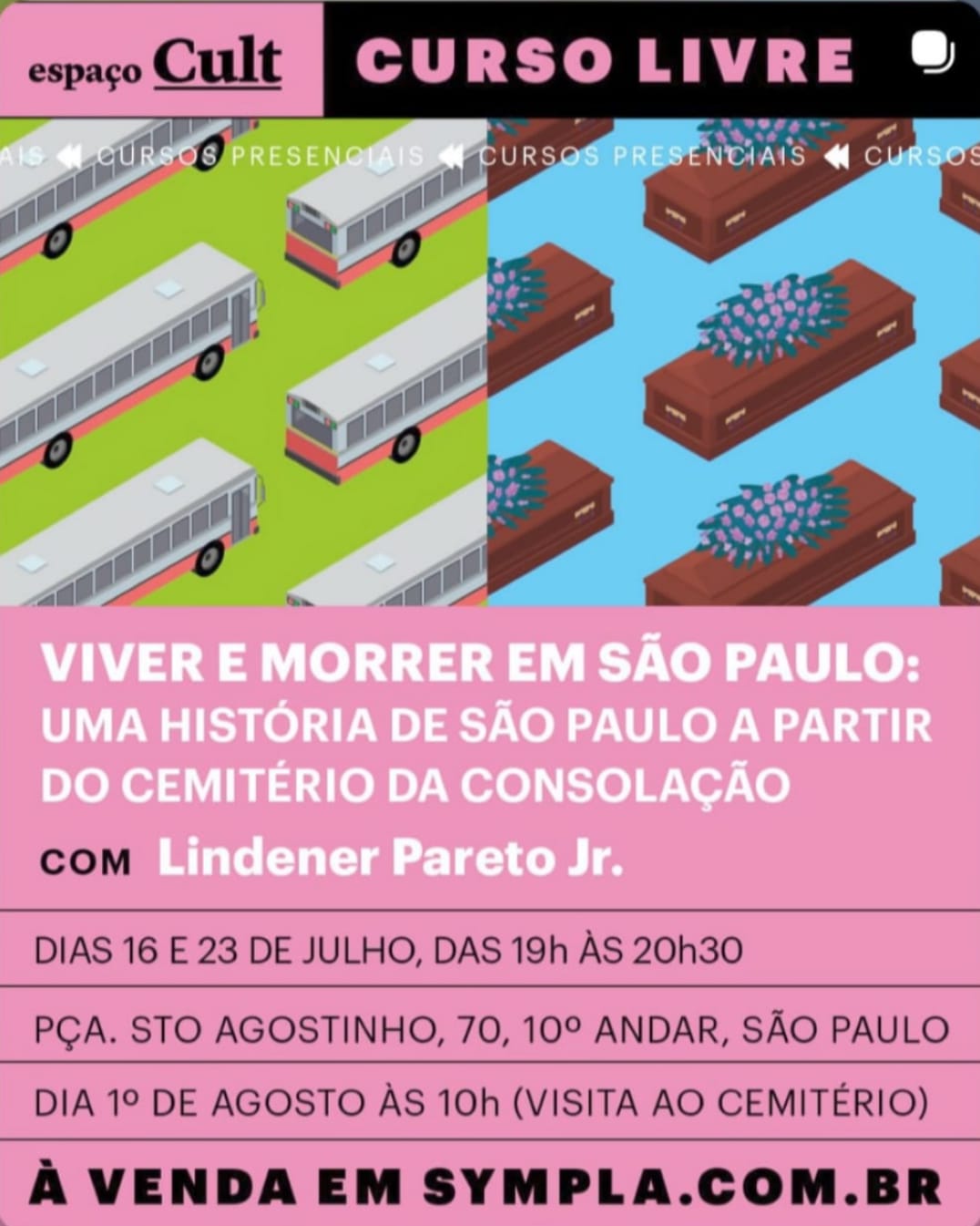 História de São Paulo é recontada sob a ótica da morte e do Cemitério da Consolação em novo curso