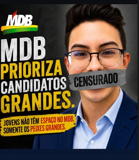 João Pedro Sastre abandona disputa a deputado federal e reclama de verba do MDB