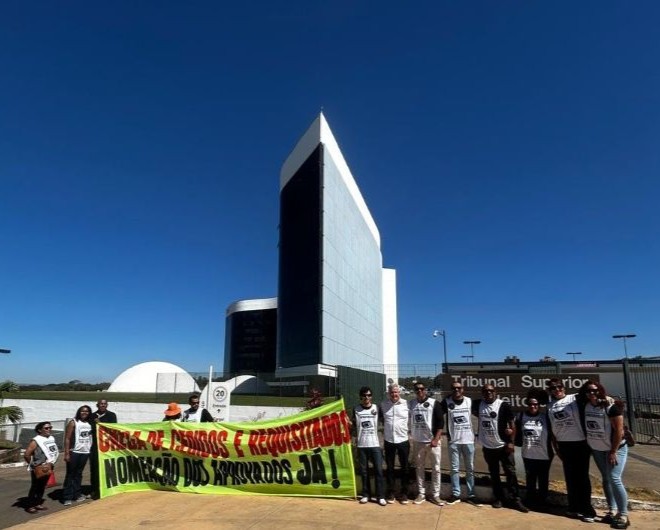 Mobilização nacional cobra justiça eleitoral para nomear aprovados em concurso