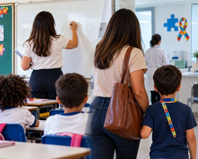 Justiça dispensa perícia e reduz jornada para professora cuidar do filho autista