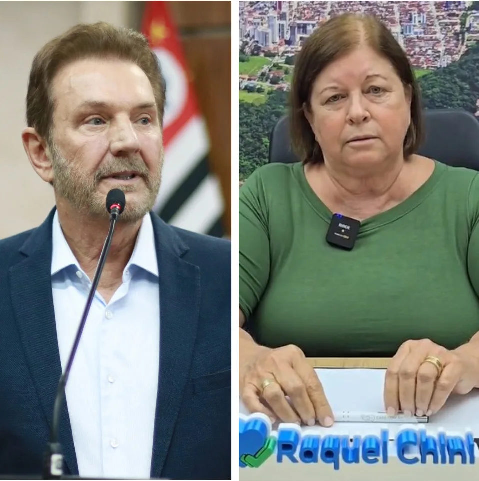 De aliados a rivais: Mourão critica "herança" em Praia Grande e Raquel Chini declara oposição