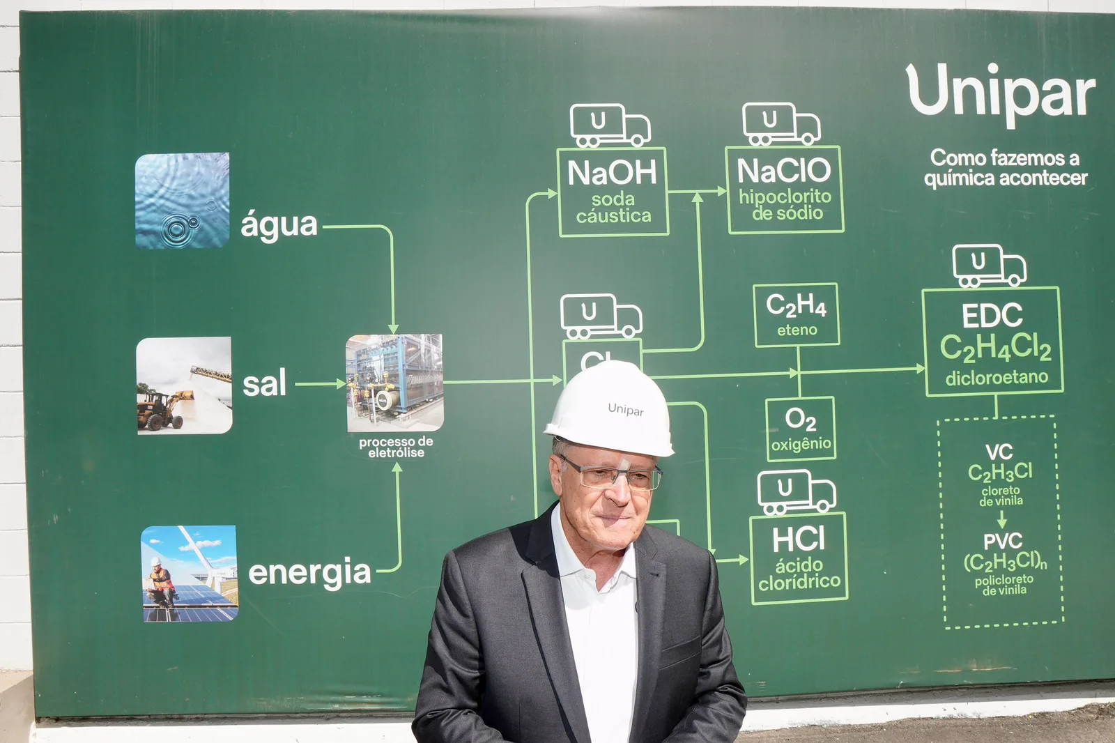 Indústria química terá R$ 3 bilhões em incentivos anuais, anuncia Geraldo Alckmin em Cubatão