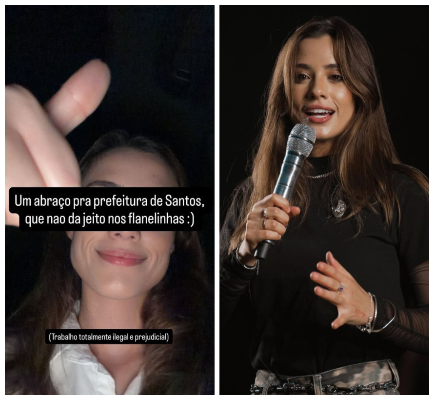 Cantora gospel Isadora Pompeo denuncia extorsão e critica atuação de flanelinhas em Santos
